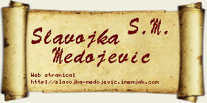 Slavojka Medojević vizit kartica